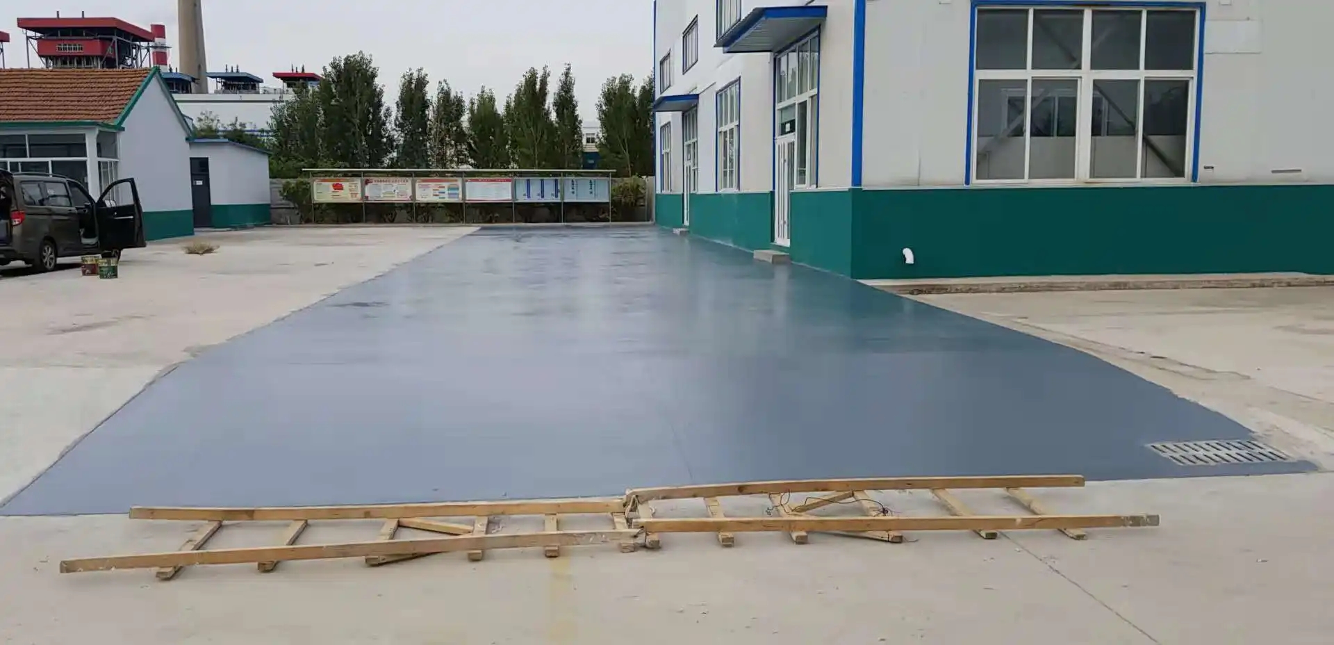 丰台车间厂房地坪漆修补翻新